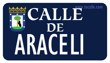 cartel_de_calle-de-Araceli _en_madrid_antiguo